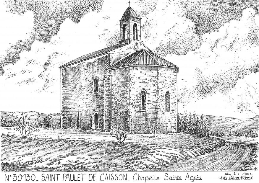 N 30130 - ST PAULET DE CAISSON - chapelle ste agnès